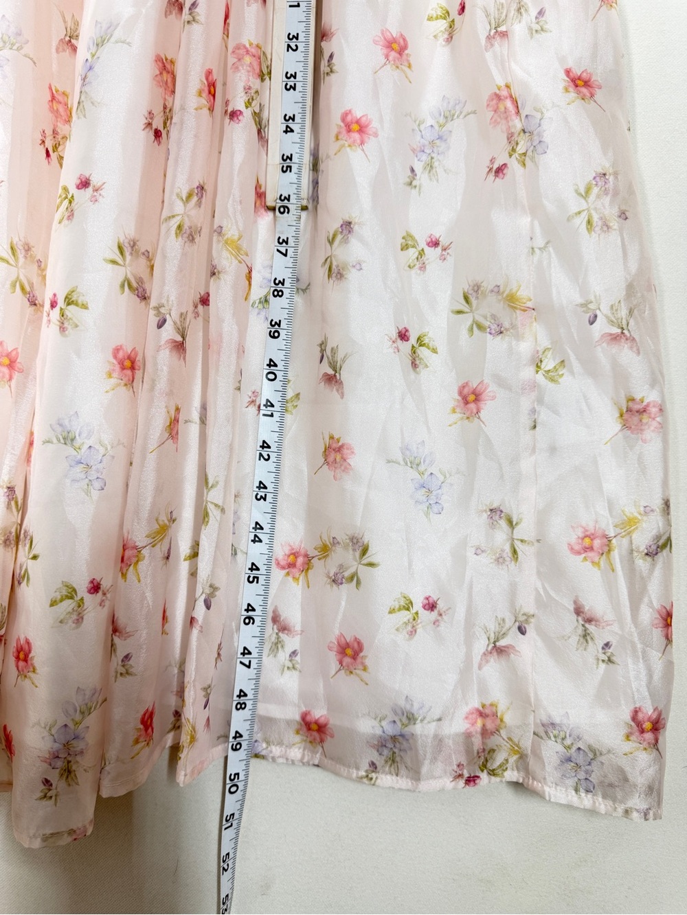 Worth Collective Womens Harlow Maxi Dress Tiny Pink Floral Large Bump Friendly L - Picture 10 of 11